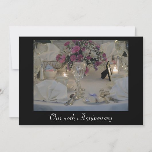 Ons 40e Jubileum Kaart (Voorkant)