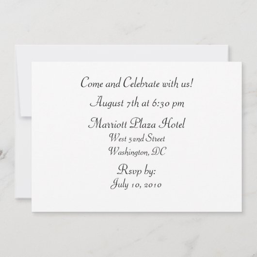 Ons 40e Jubileum Kaart (Achterkant)