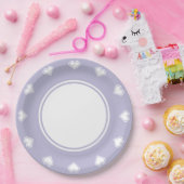 Ons 8-bits hart in het Bord Lavender Paper (Feest)