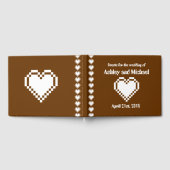 Ons 8-bits hart in het Chocolate Guest Book Gastenboek (Volledig)