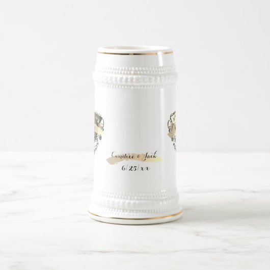 Ons 8e 'Bronze Wedding'-Jubileum Bierpul (Center)