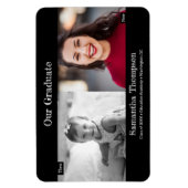 Ons Afstuderen Afstuderen en nu Foto Magneet (Verticaal)