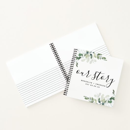 Ons artikelenblad Eucalyptus Notitieboek (Binnen)