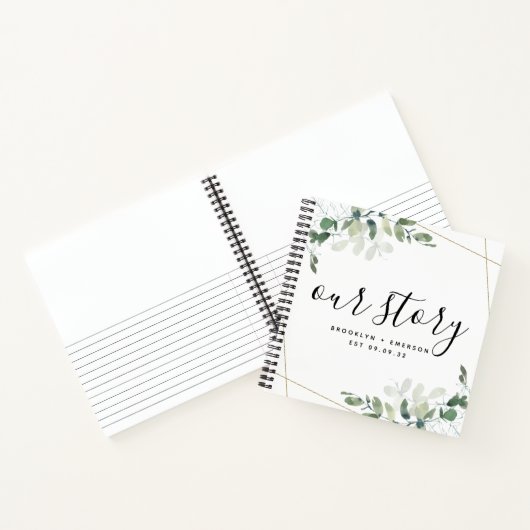 Ons artikelenblad Eucalyptus Notitieboek (Binnen)