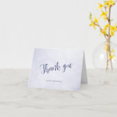 Ons avontuur begint blauw typografisch dank u kaart (Gele Bloem)