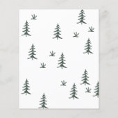 Ons avontuur begint Bos bruiloft Save the Date (Achterkant)