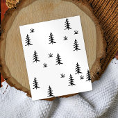 Ons avontuur begint Bos bruiloft Save the Date