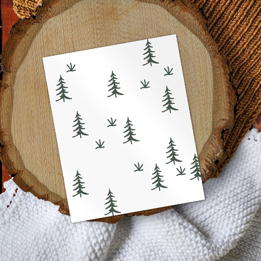 Ons avontuur begint Bos bruiloft Save the Date