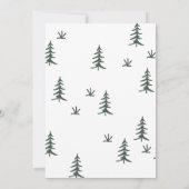 Ons avontuur begint Bos bruiloft Save the Date Kaart (Achterkant)