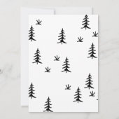 Ons avontuur begint Bos bruiloft Save the Date Kaart (Achterkant)