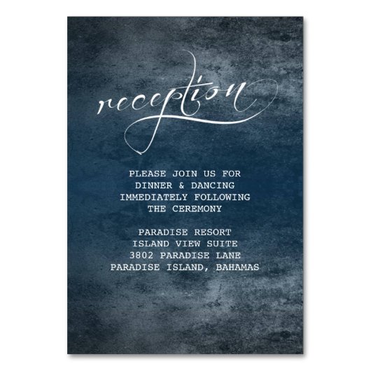 Ons avontuur begint bruiloft receptie Kaart (Voorkant)