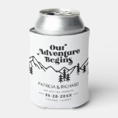 Ons avontuur begint buitenshuis met bruiloft en be blikjeskoeler (Blikje Voorkant)