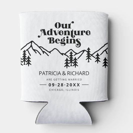 Ons avontuur begint buitenshuis met bruiloft en be blikjeskoeler (Achterkant)