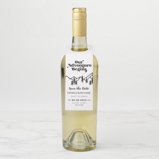 Ons avontuur begint buitenshuis met bruiloft en be flessenhanger (Op fles)