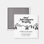 Ons avontuur begint buitenshuis met bruiloft en be magneet (Voorkant / Achterkant)