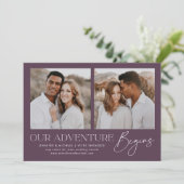 Ons avontuur begint de aankondiging van het Foto V (Staand voorkant)