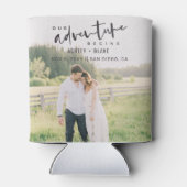 Ons avontuur begint de Foto van het Manuscript spa Blikjeskoeler (Achterkant)