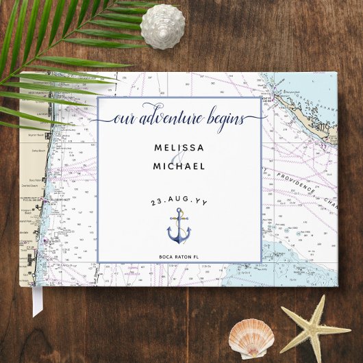 ⚓️ Ons avontuur begint Florida Nautical Wedding Gastenboek