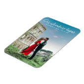 Ons Avontuur Begint Foto Save the Date Magneet (Linkerzijde)