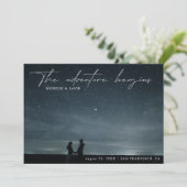 Ons avontuur begint Foto sparen de Datum Kaart (Staand voorkant)