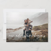 Ons avontuur begint | Foto-Verloving Aankondiging (Voorkant)