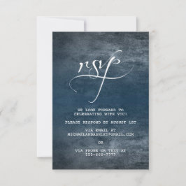 Ons Avontuur Begint Huwelijks RSVP Kaart