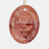 Ons avontuur begint in 2025 keramisch ornament (Rechts)