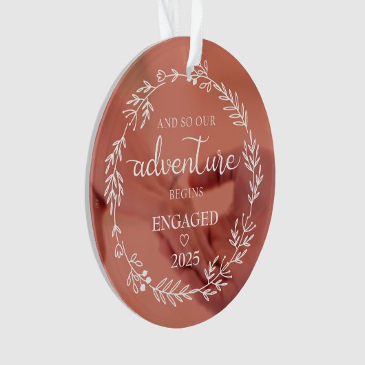 Ons avontuur begint in 2025 ornament (voorkant)