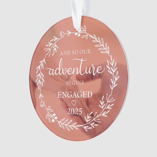 Ons avontuur begint in 2025 ornament (voorkant)