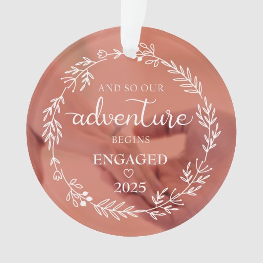 Ons avontuur begint in 2025 ornament (voorkant)