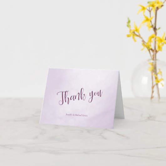 Ons avontuur begint kalligrafie pruim dank u kaart (Gele Bloem)