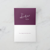 Ons avontuur begint kalligrafie pruim dank u kaart (Binnen)