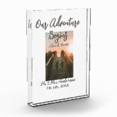 Ons avontuur begint koppel foto liefde & dank (Links)