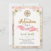 Ons avontuur begint met de uitnodiging (Voorkant)