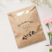 Ons avontuur begint met een ritje. bedankzakje (Gezegeld)