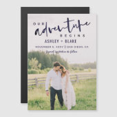 Ons avontuur begint met Foto opslaan Datum (Voorkant / Achterkant)