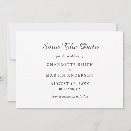 Ons avontuur begint met foto's opslaan van de datu save the date (Achterkant)