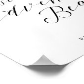 Ons avontuur begint met het bordje voor gastboeken poster (Hoek)