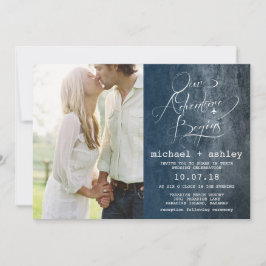 Ons avontuur begint met het uitnodigen van een bru kaart