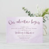 Ons avontuur begint met kalligrafie. kaart (Staand voorkant)