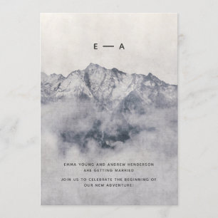 Ons avontuur begint Misty Mountain Pine Minimal Kaart