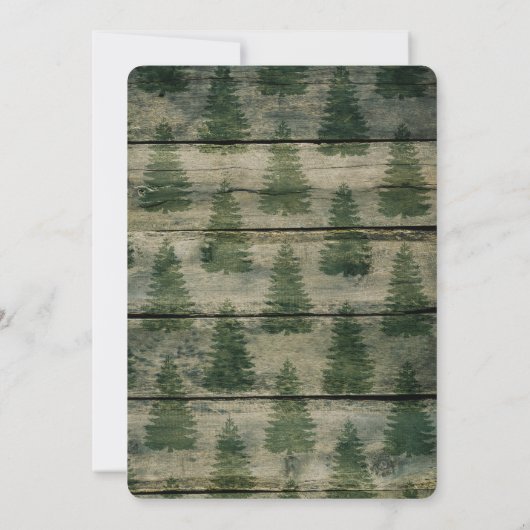 Ons avontuur begint | Robuust bos op datum Kaart (Achterkant)