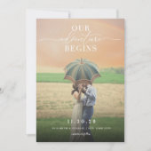 Ons avontuur begint Script Photo Save the Moment Save The Date (Voorkant)