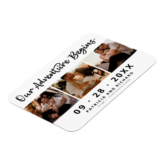 Ons avontuur begint sparen Datum 3 Magnet van de F Magneet (Linkerzijde)