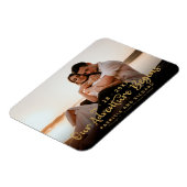 Ons avontuur begint sparen de Datum Foto Magneet (Linkerzijde)