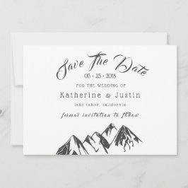 Ons avontuur begint ⎥ sparen de Datum Fotokaart