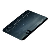 ons avontuur begint sparen de datumfoto magneet (Linkerzijde)