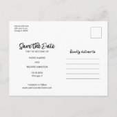 Ons avontuur begint te trouwen en bespaart de datu briefkaart (Achterkant)