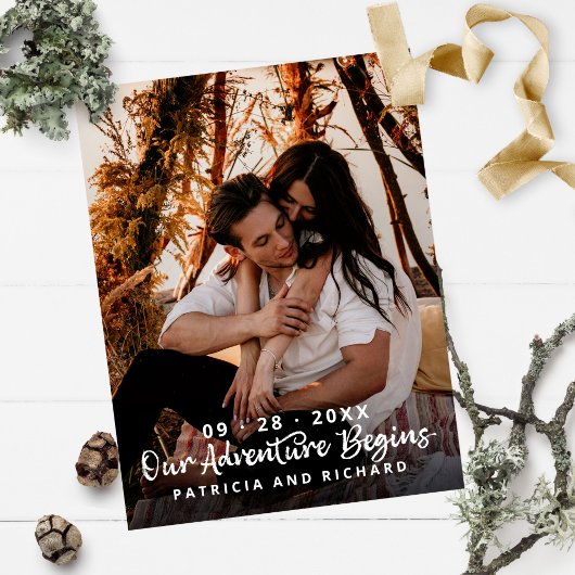 Ons avontuur begint te trouwen en bespaart de datu briefkaart