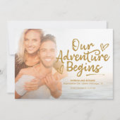 Ons avontuur begint te trouwen en bespaart de datu kaart (Voorkant)